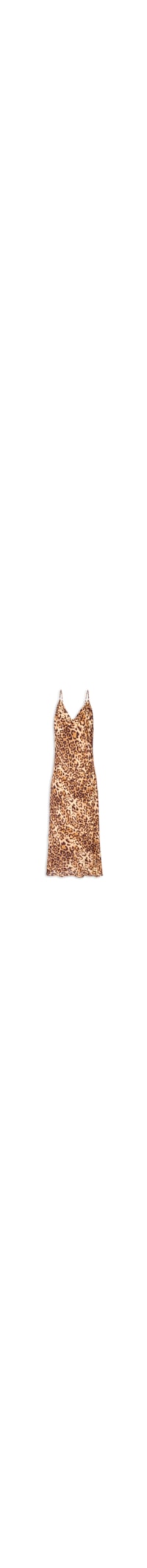 Slip Dress Degagê Est Onça Classic - Animal print