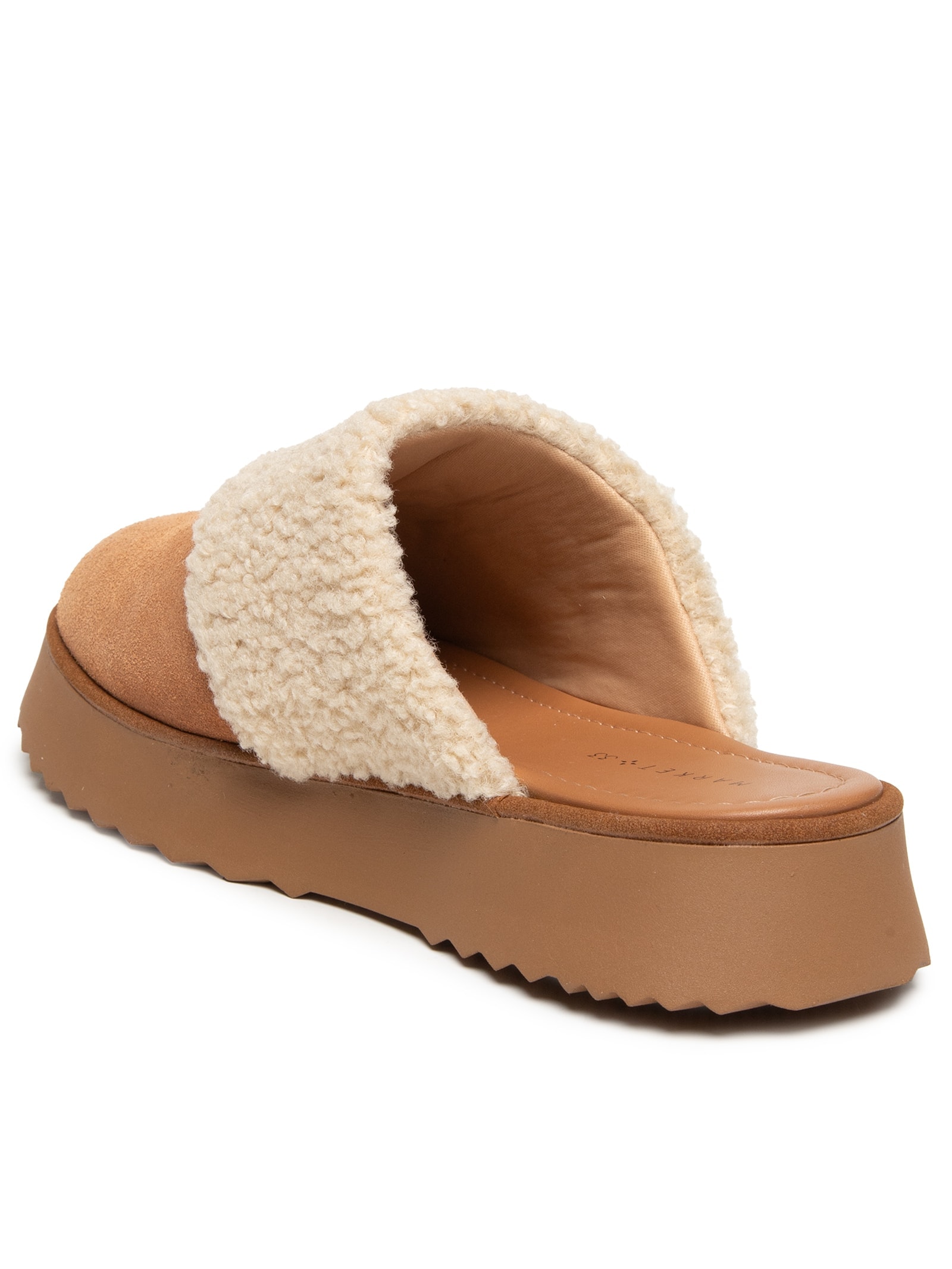 Slipper Feminina Em Camurça Marrom Market 33