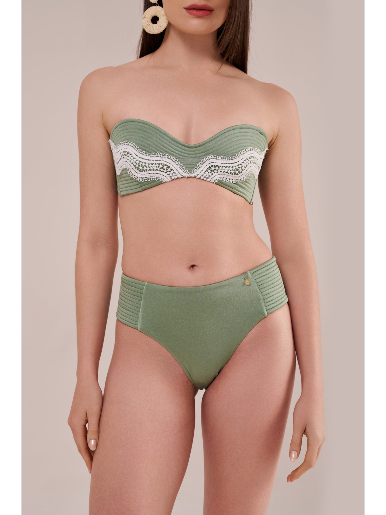 strapless top biquíni com guipuire paraty Suntime