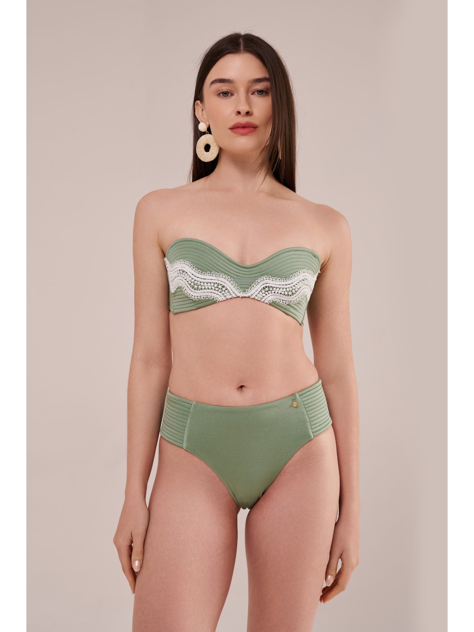 strapless top biquíni com guipuire paraty Suntime