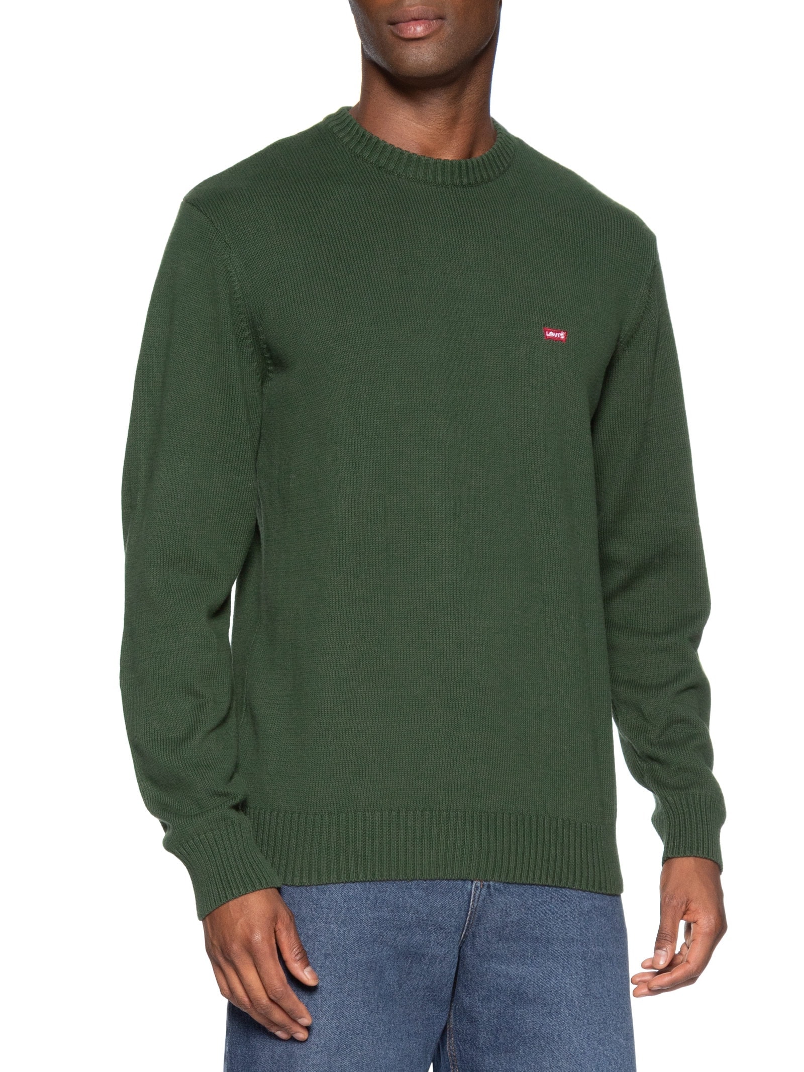 Suéter Classic Housemark Crewneck Masculino Verde Levi's