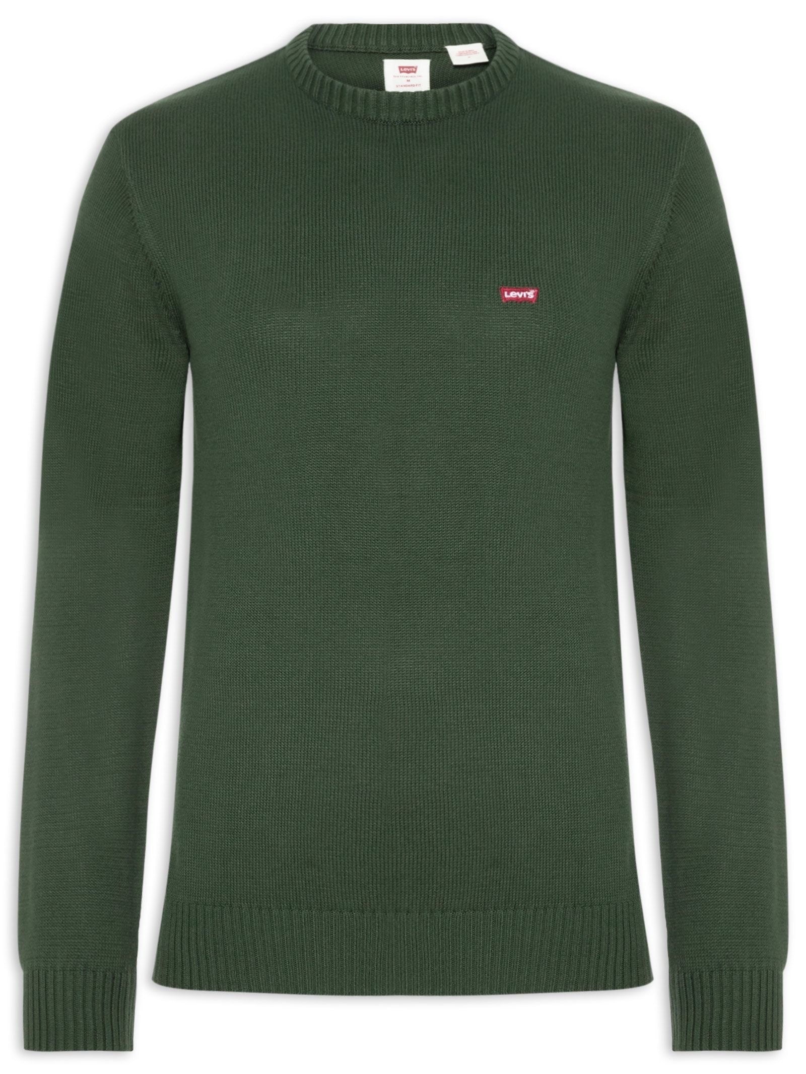 Suéter Classic Housemark Crewneck Masculino Verde Levi's