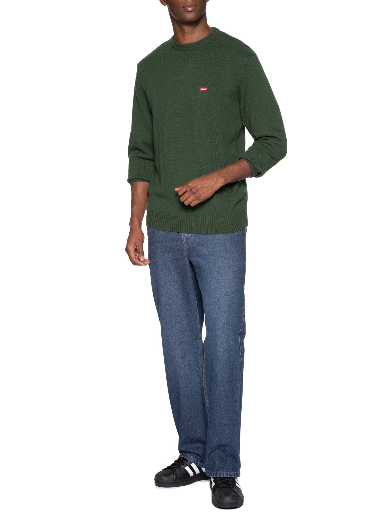 Suéter Classic Housemark Crewneck Masculino – Verde Levi's