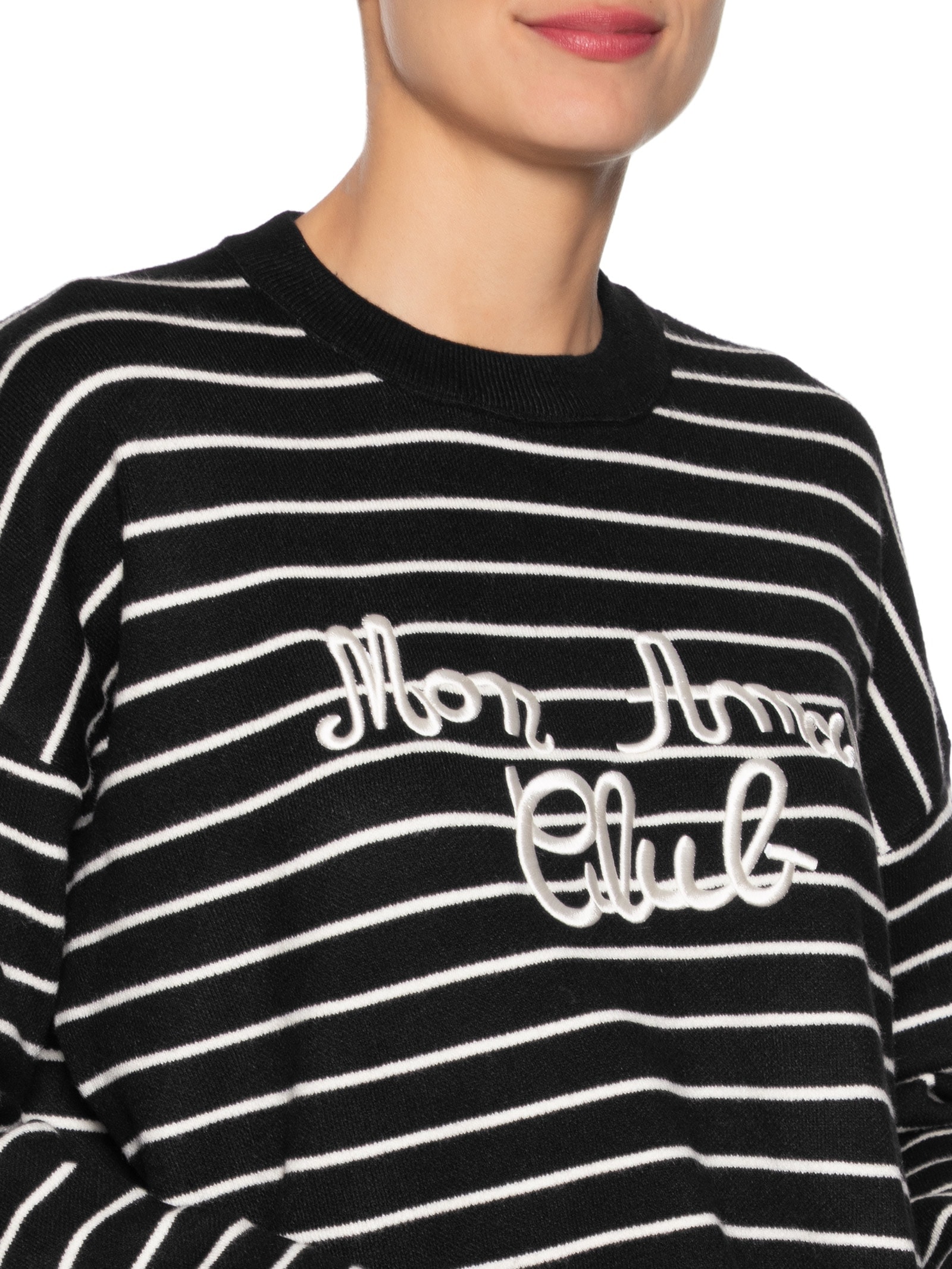 Suéter Estampado Feminino Preto Market 33