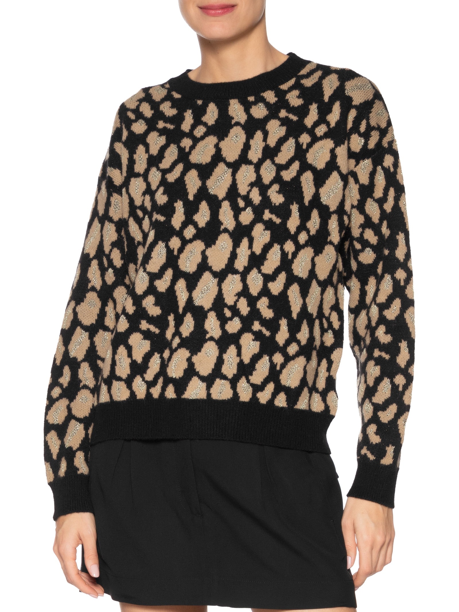 Suéter Feminino Animal Print Market 33