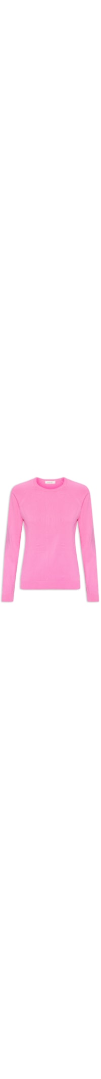 Suéter Feminino Básico Gola Redonda - Rosa