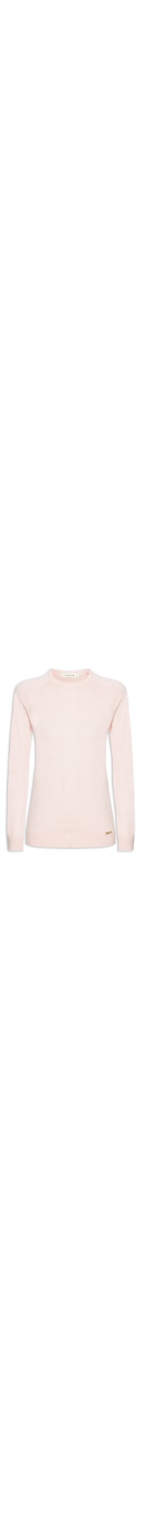 Suéter Feminino Básico Gola Redonda - Rosa