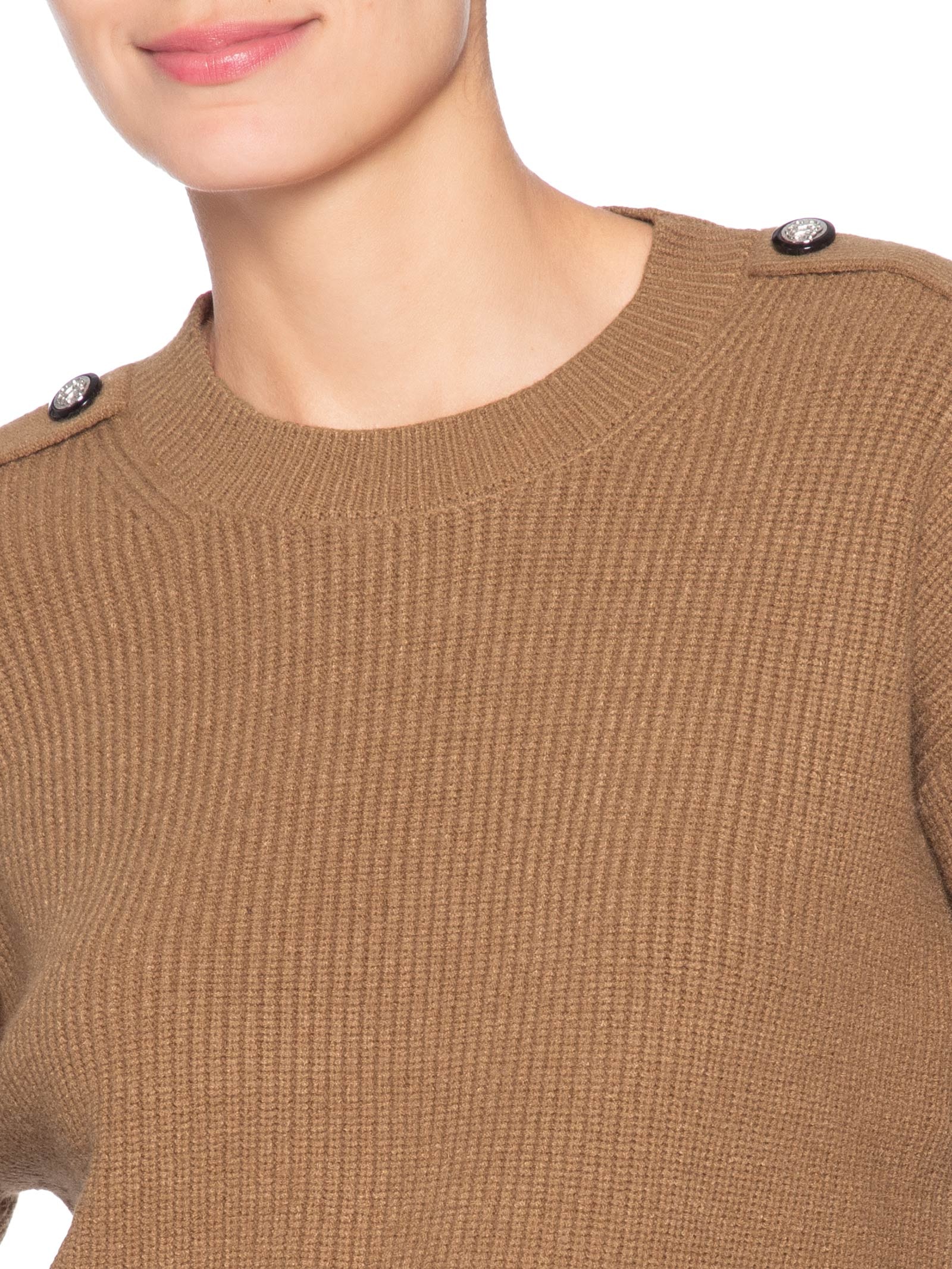 Suéter Feminino Bicolor Marrom Market 33