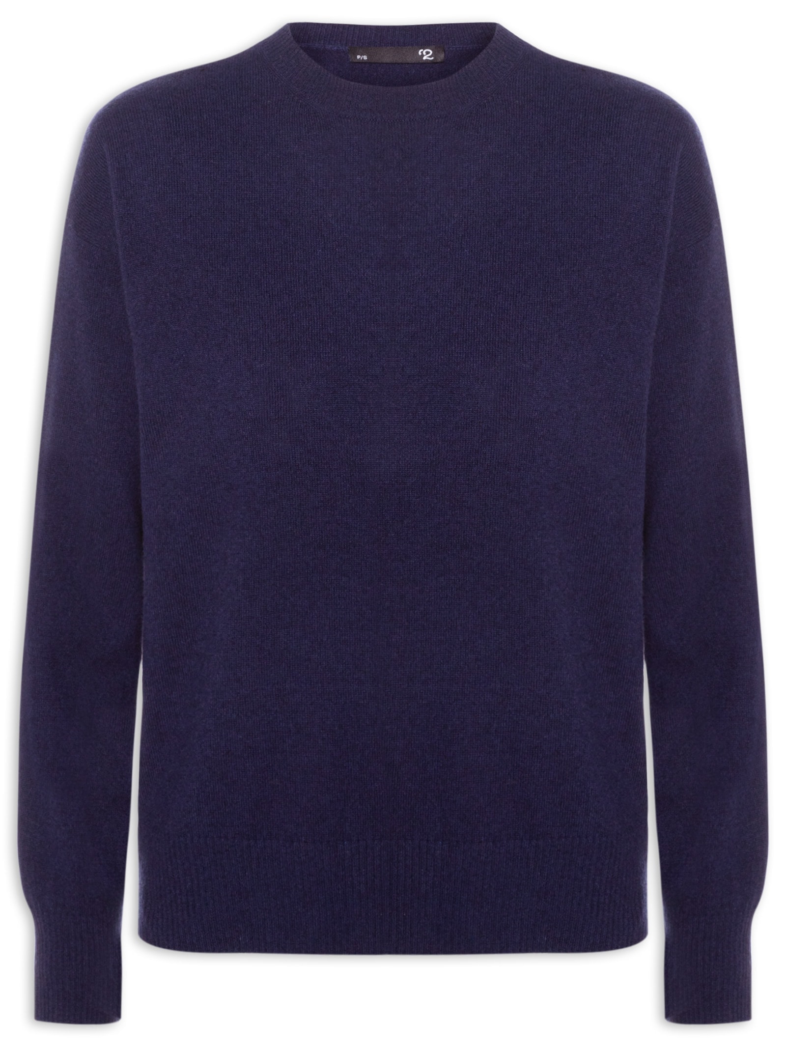 Suéter Feminino Blend De Lã E Cashmere Azul '2Essential