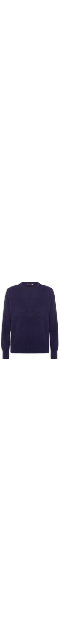 Suéter Feminino Blend De Lã E Cashmere - Azul