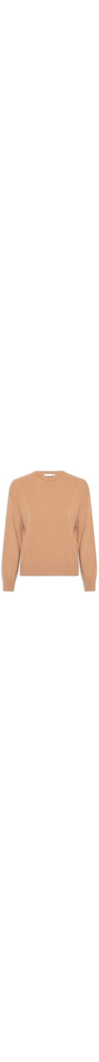 Suéter Feminino Blend de Lã E Cashmere - Bege