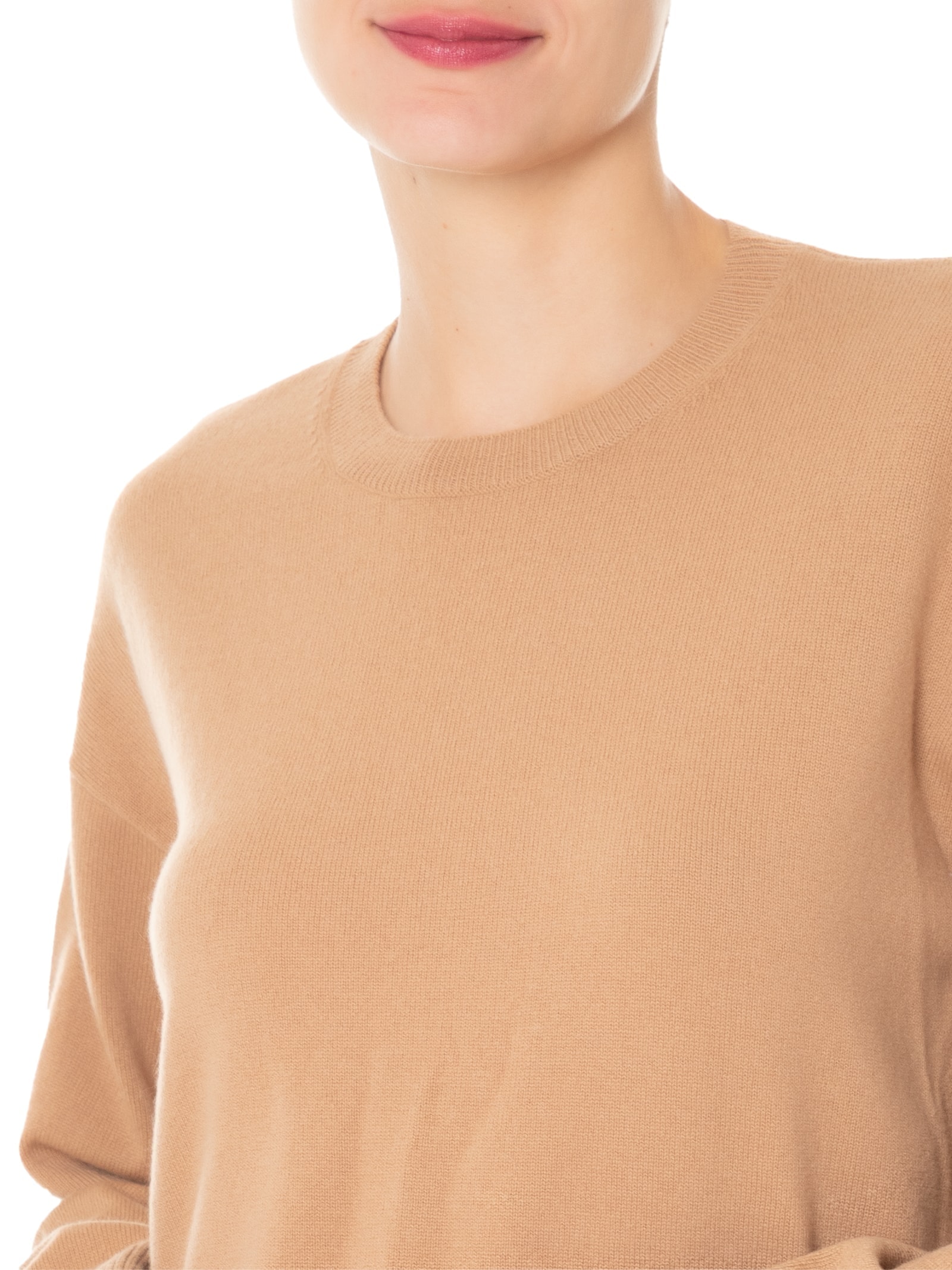 Suéter Feminino Blend de Lã E Cashmere Bege '2Essential