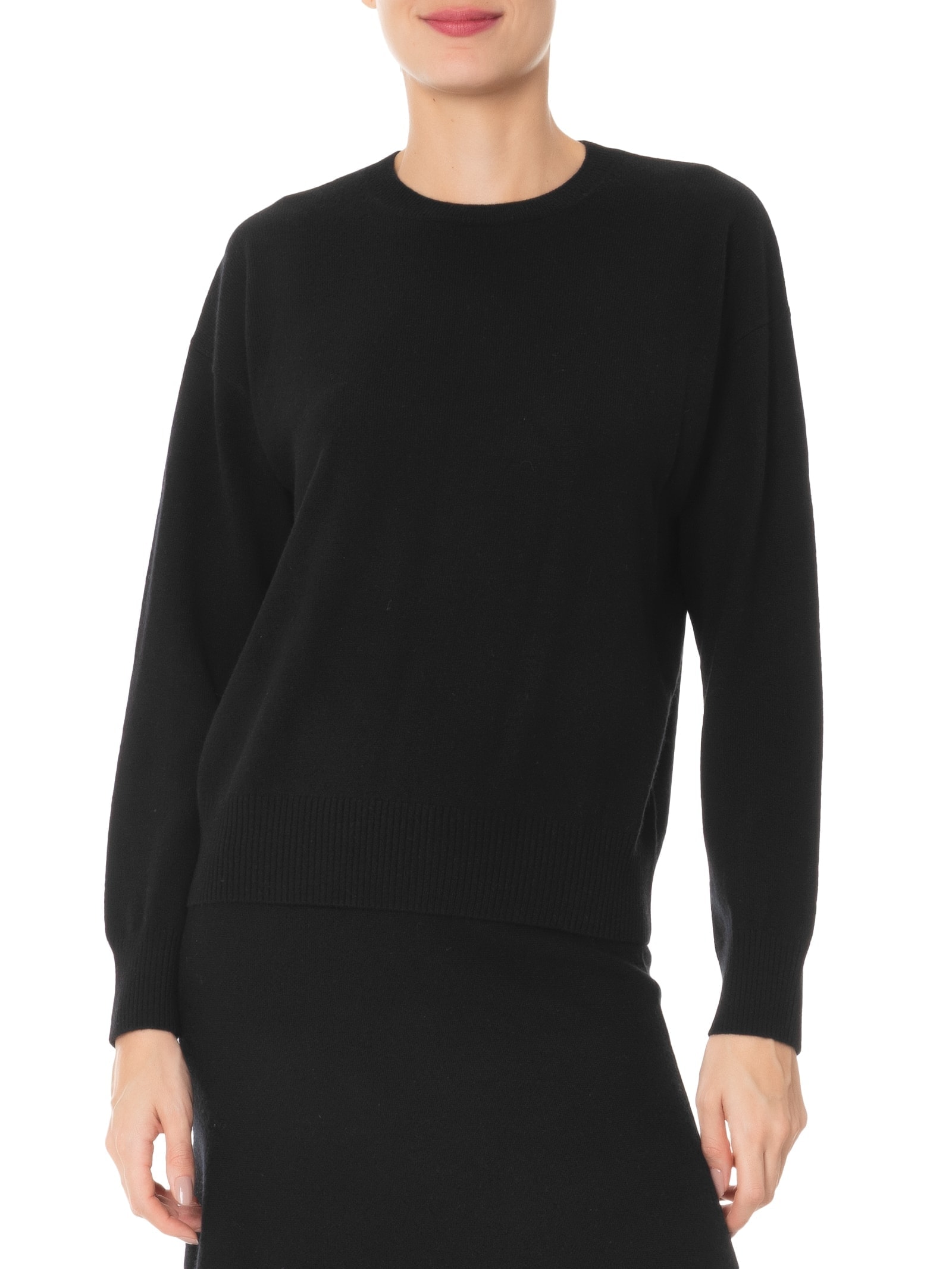 Suéter Feminino Blend de Lã E Cashmere Preto '2Essential