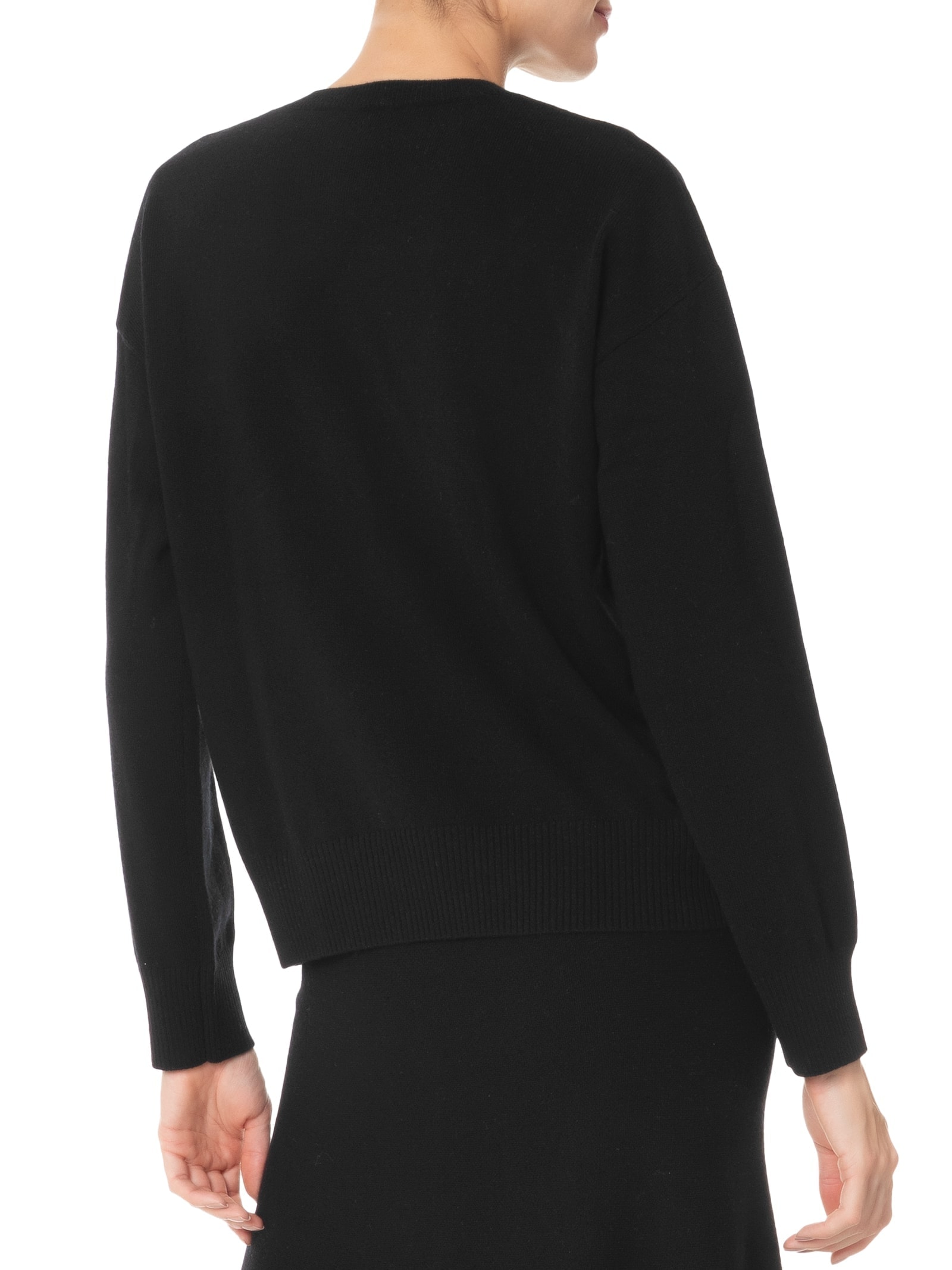 Suéter Feminino Blend de Lã E Cashmere Preto '2Essential