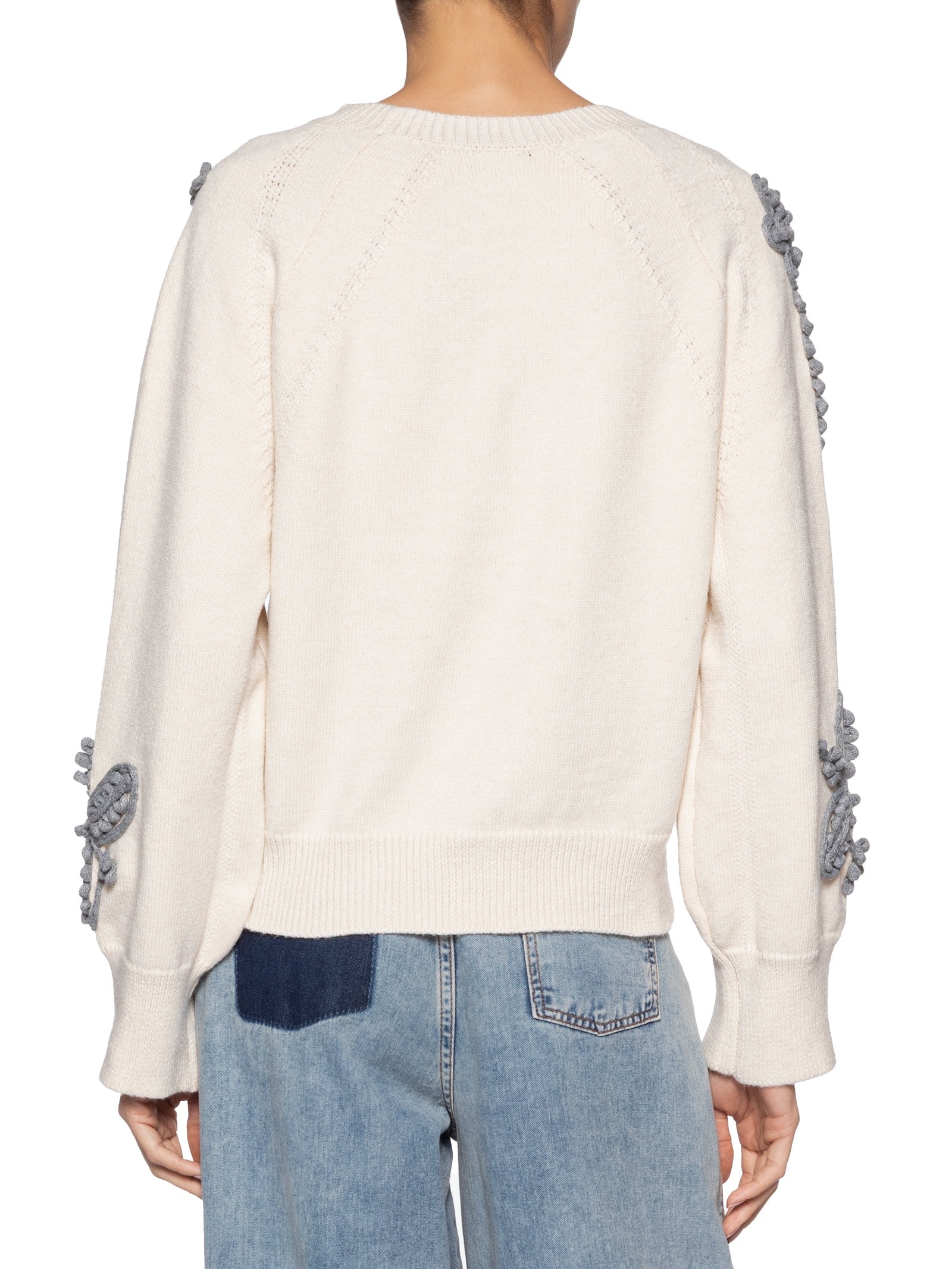 Suéter Feminino Bordado Em Tricot  – Bege Market 33