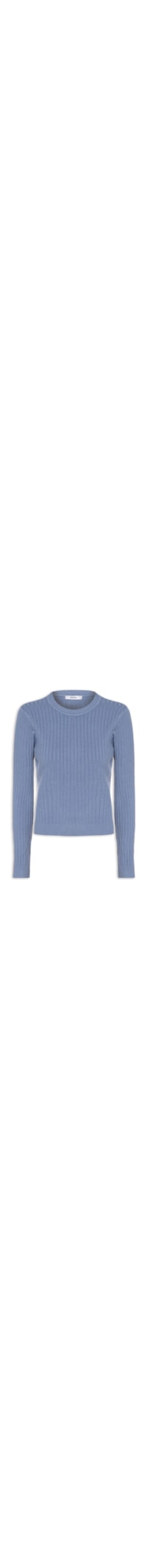 Suéter Feminino Canelado - Azul