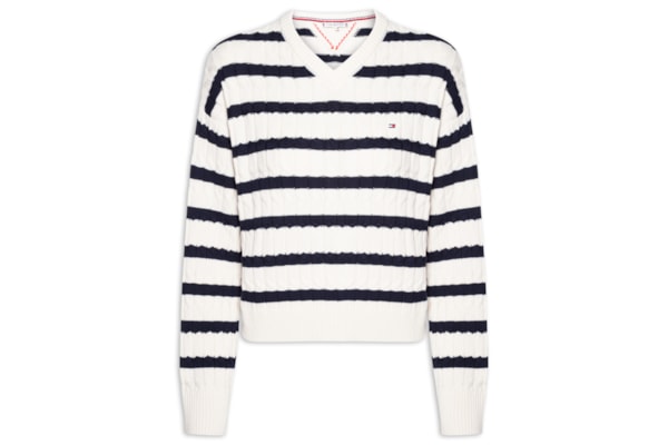 Suéter Feminino Co Cable Mid - Branco