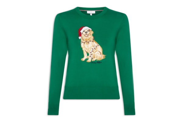 Suéter Feminino Co Jersey Intarsia - Verde