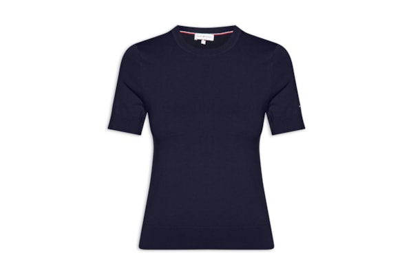 Suéter Feminino Co Jersey Stitch - Azul