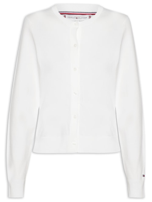 Suéter Feminino Cotton Jersey Stitch - Branco