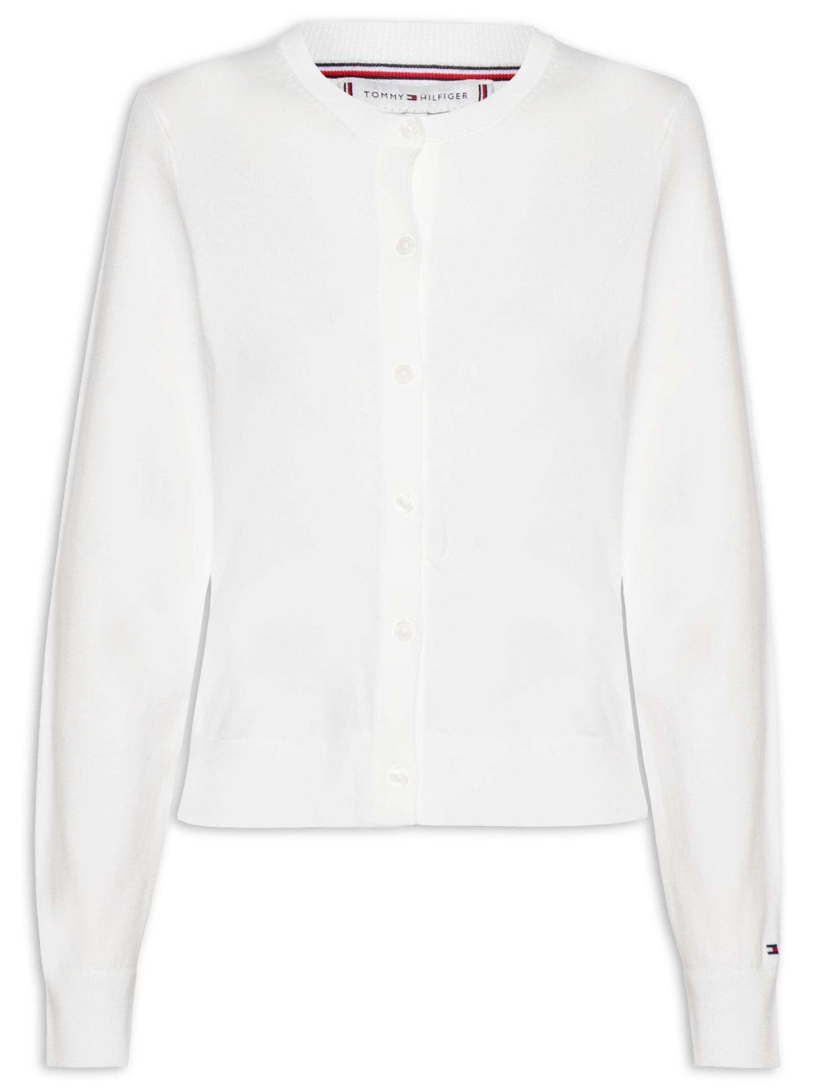 Suéter Feminino Cotton Jersey Stitch Branco Tommy Hilfiger