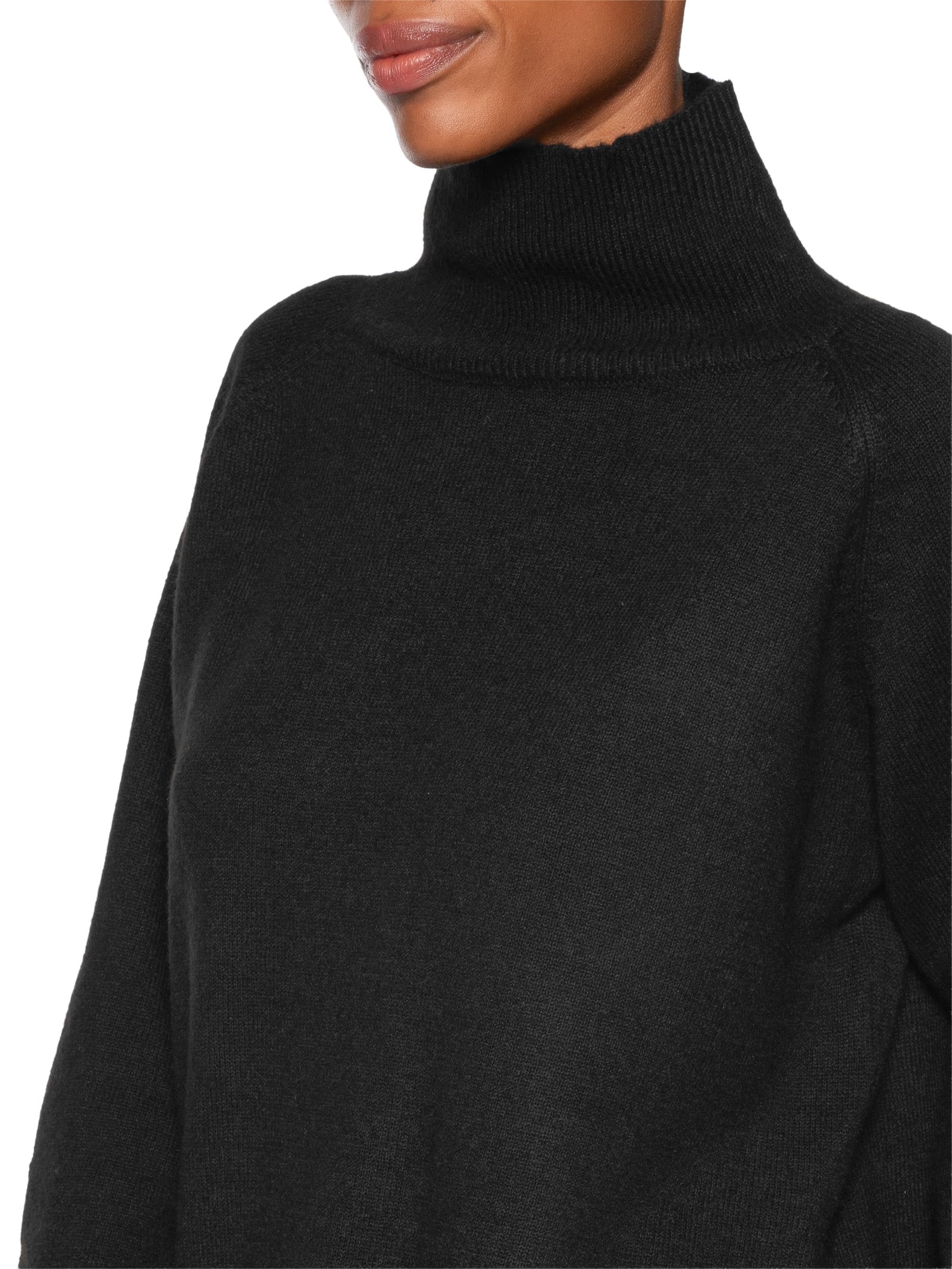 Suéter Feminino De Tricot Over Preto Animale Jeans