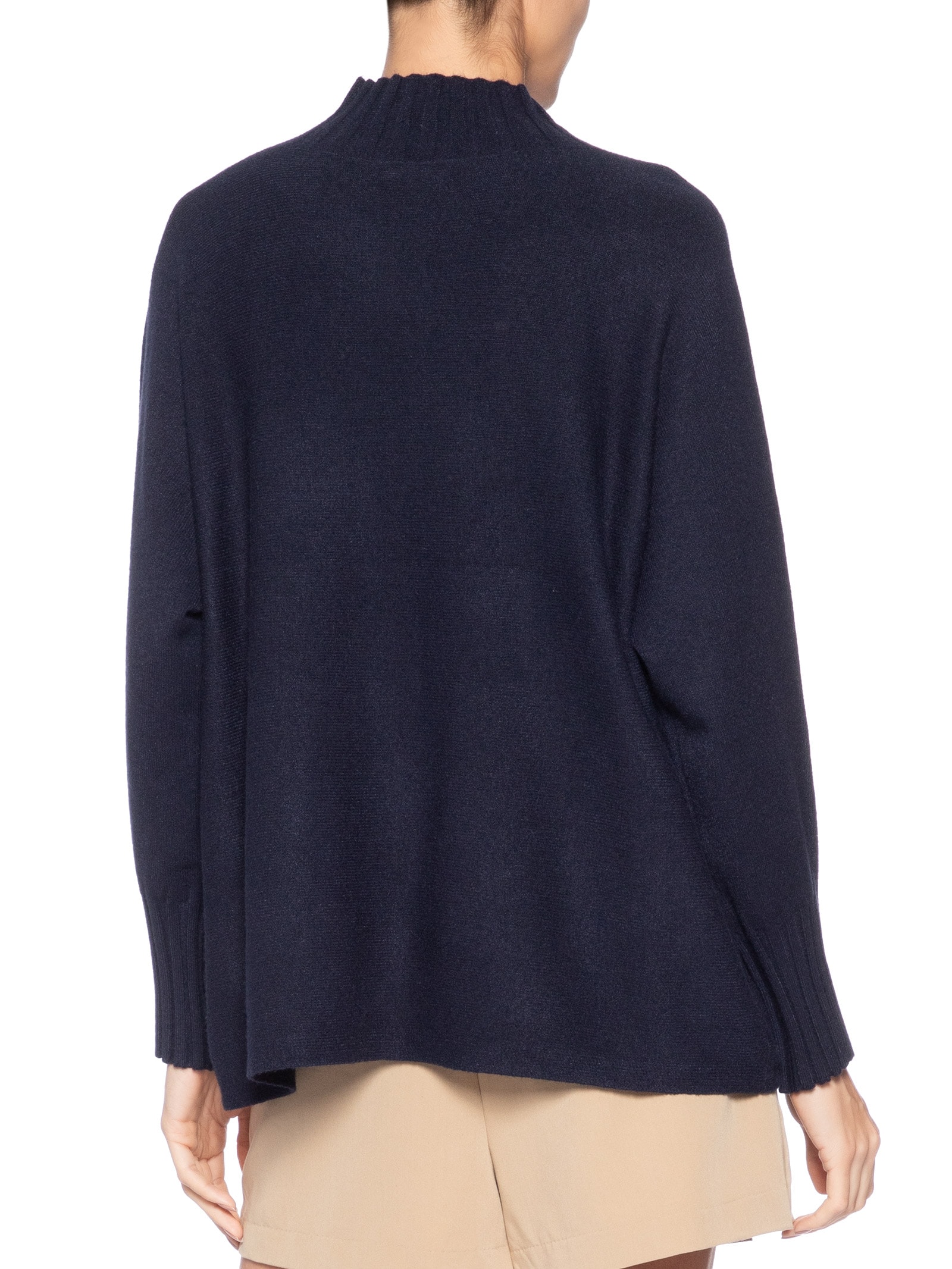 Suéter Feminino Em Tricot Azul Market 33