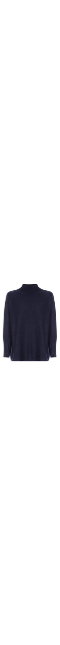 Suéter Feminino Em Tricot - Azul