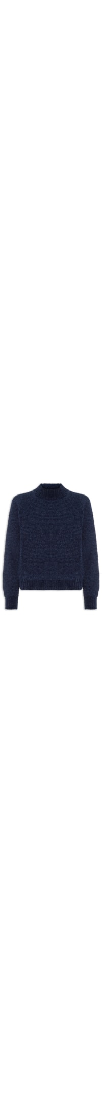 Suéter Feminino Em Tricot - Azul