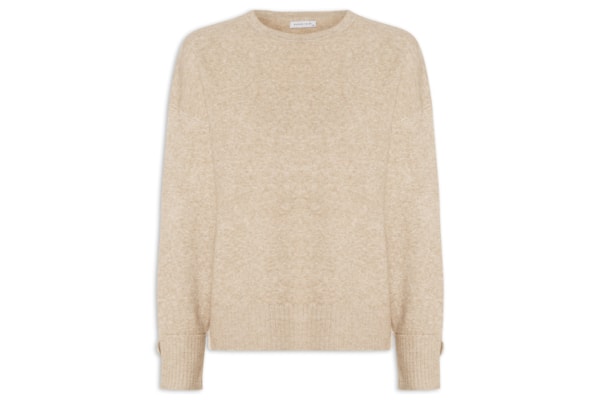 Suéter Feminino Em Tricot - Bege