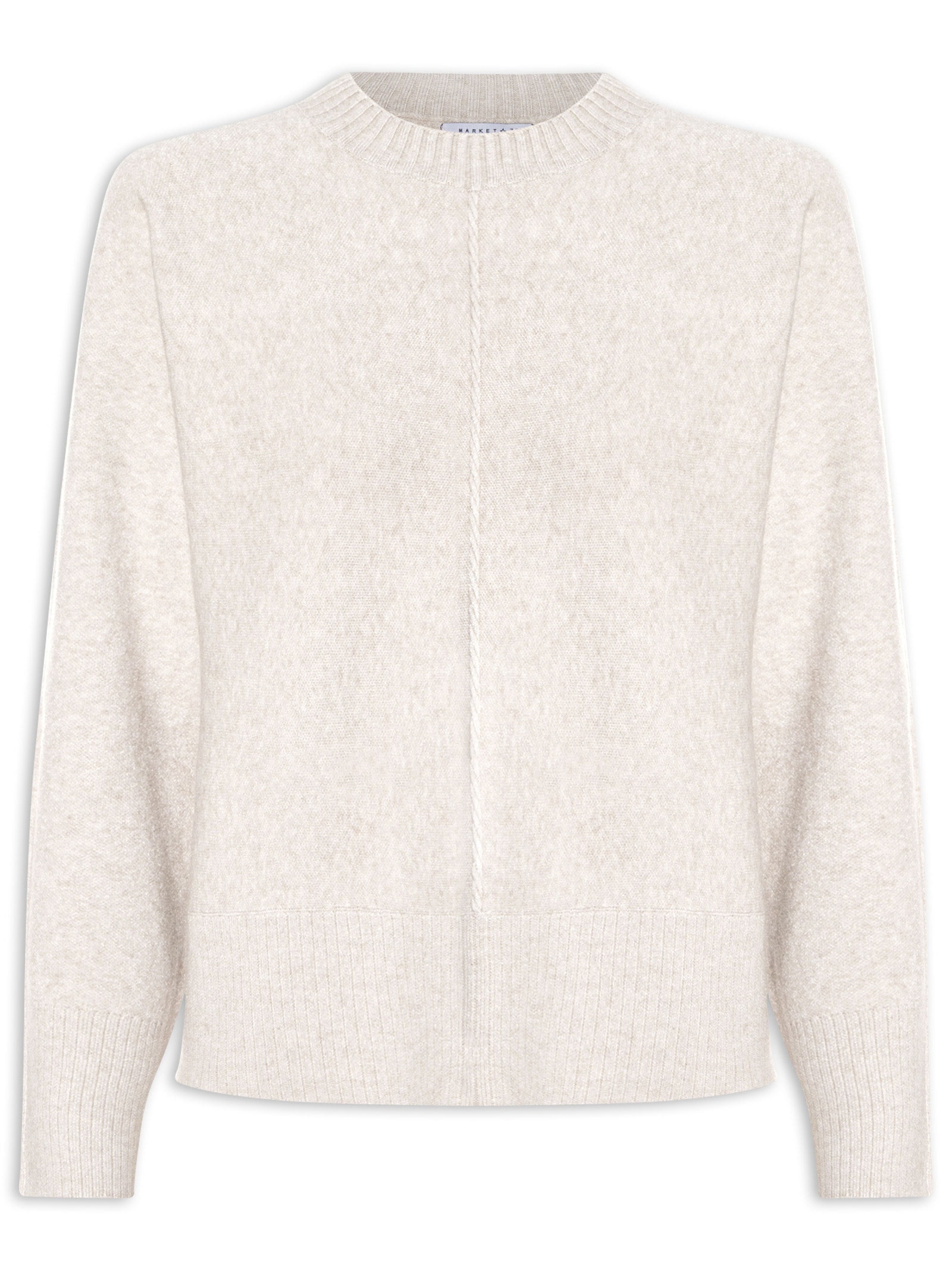 Sueter Feminino em Tricot Bege Market 33