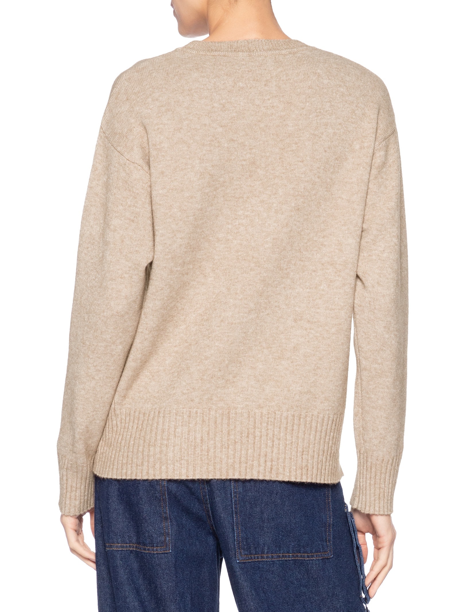 Suéter Feminino em Tricot Bege Market 33