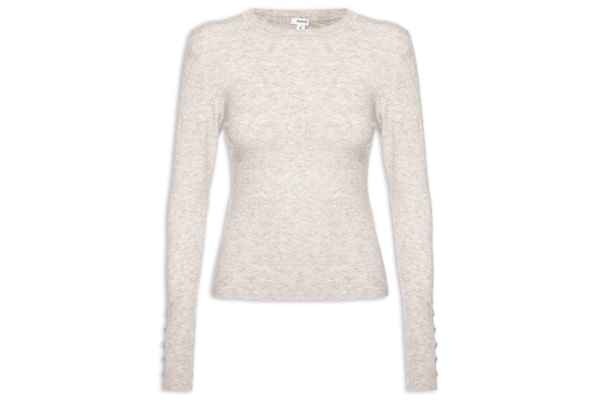 Suéter Feminino Em Tricot - Bege