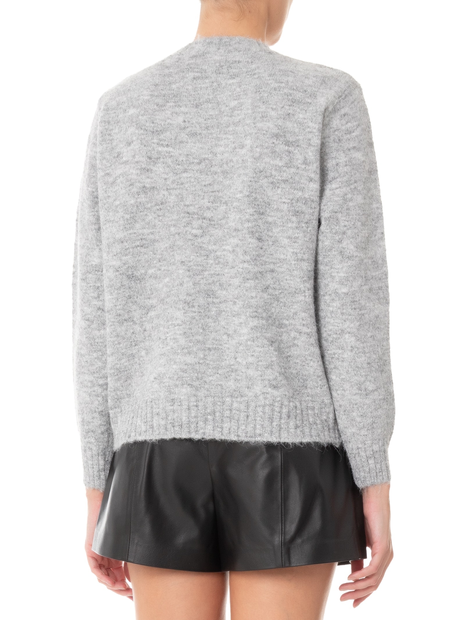Market 33 - Suéter Feminino Em Tricot - Cinza