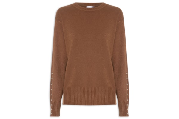 Suéter Feminino em Tricot - Marrom