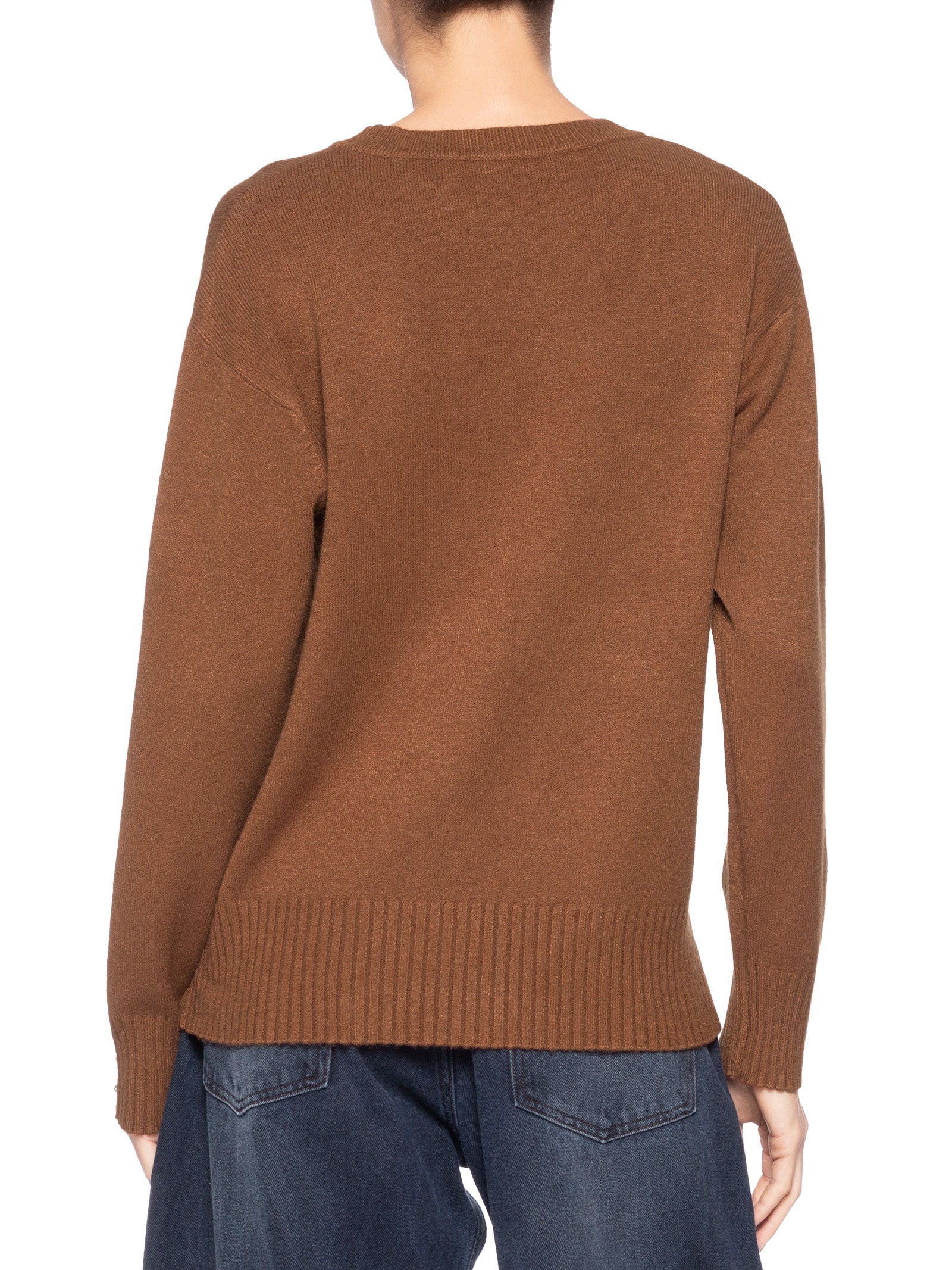 Suéter Feminino em Tricot Marrom Market 33