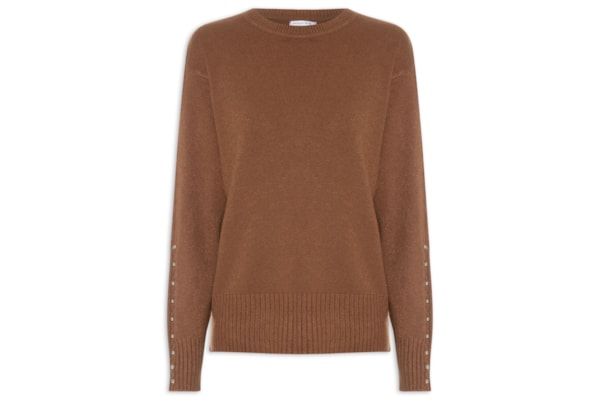 Suéter Feminino em Tricot - Marrom