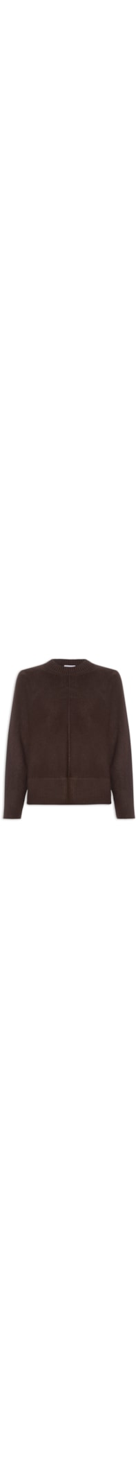 Sueter Feminino em Tricot - Marrom