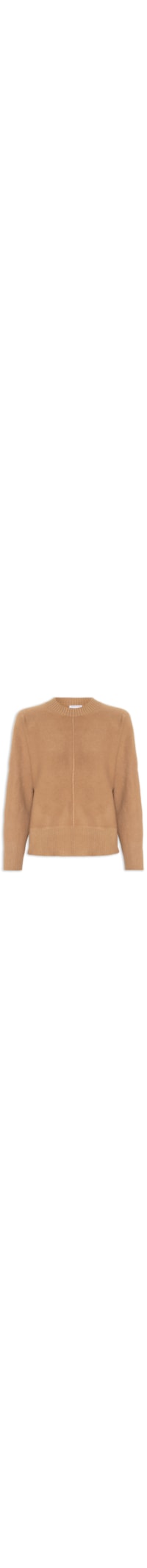 Sueter Feminino em Tricot - Marrom