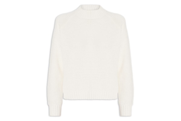 Suéter Feminino Em Tricot - Off White