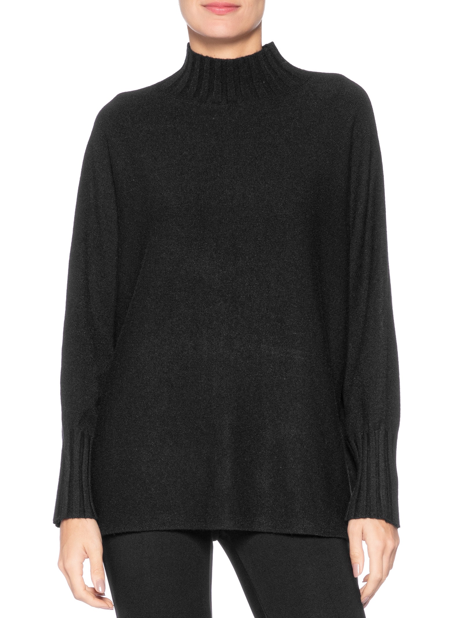 Suéter Feminino Em Tricot Preto Market 33