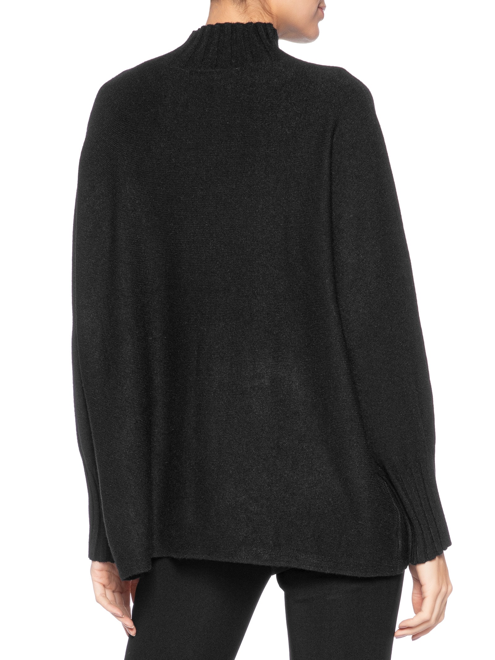 Suéter Feminino Em Tricot Preto Market 33