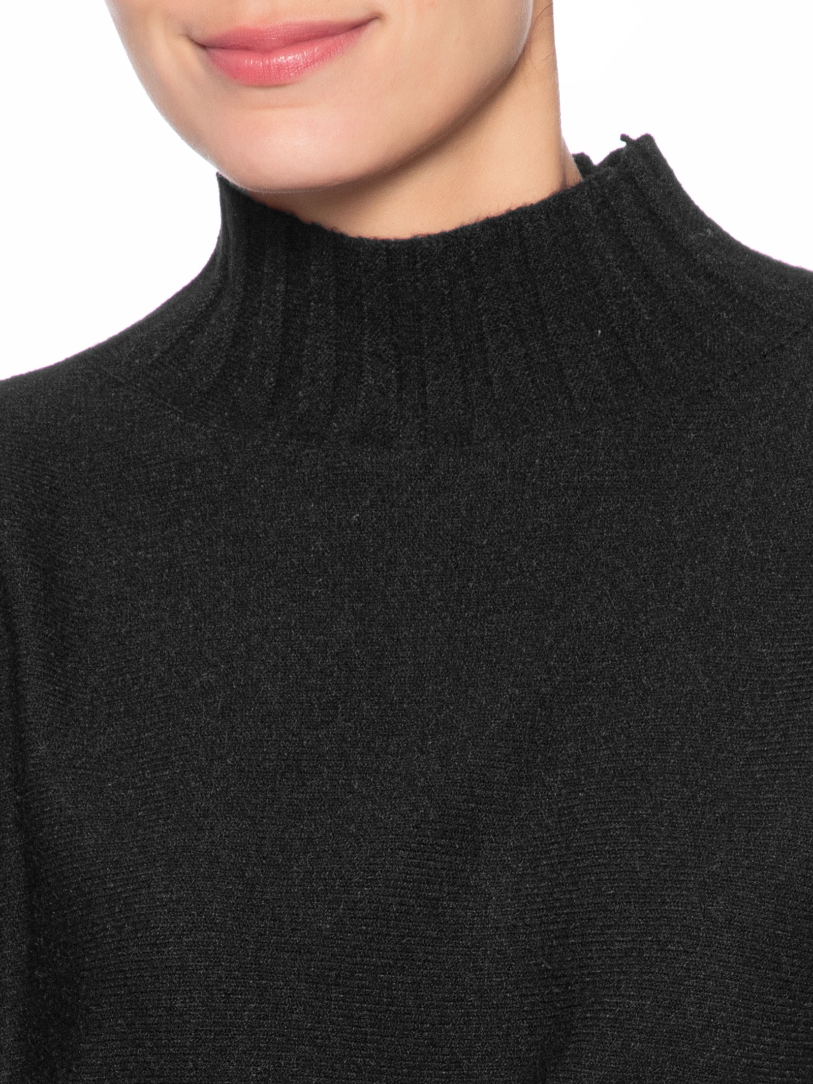 Suéter Feminino Em Tricot Preto Market 33