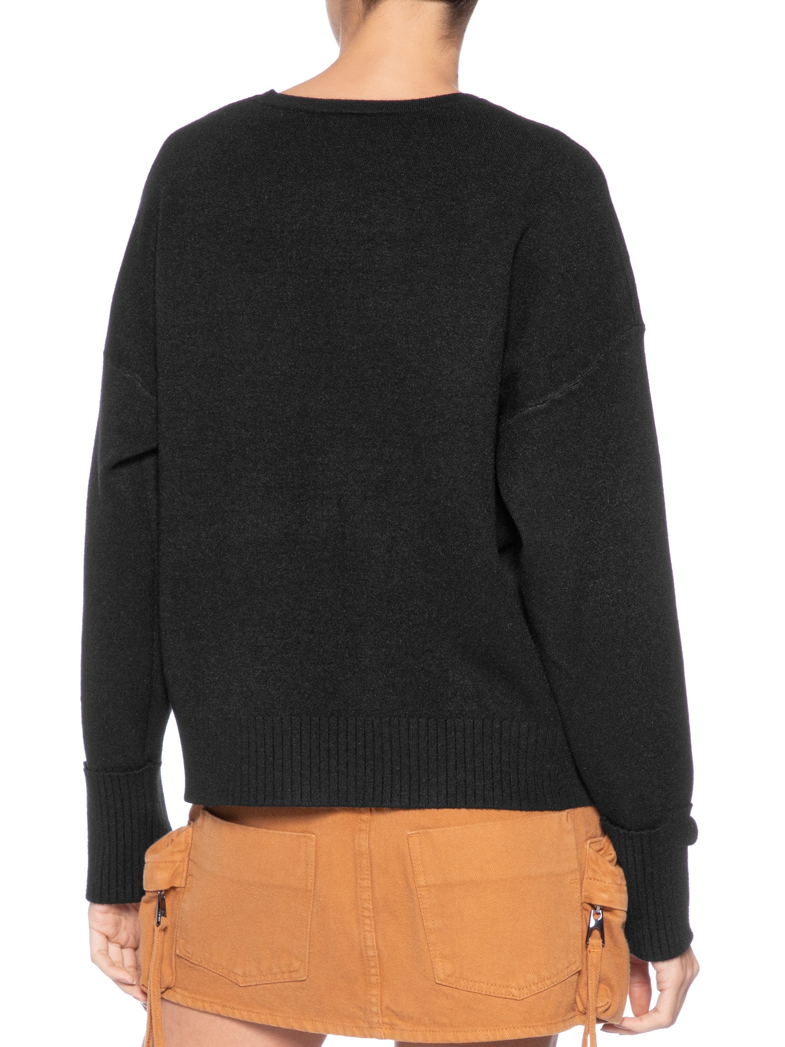 Suéter Feminino Em Tricot Preto Market 33