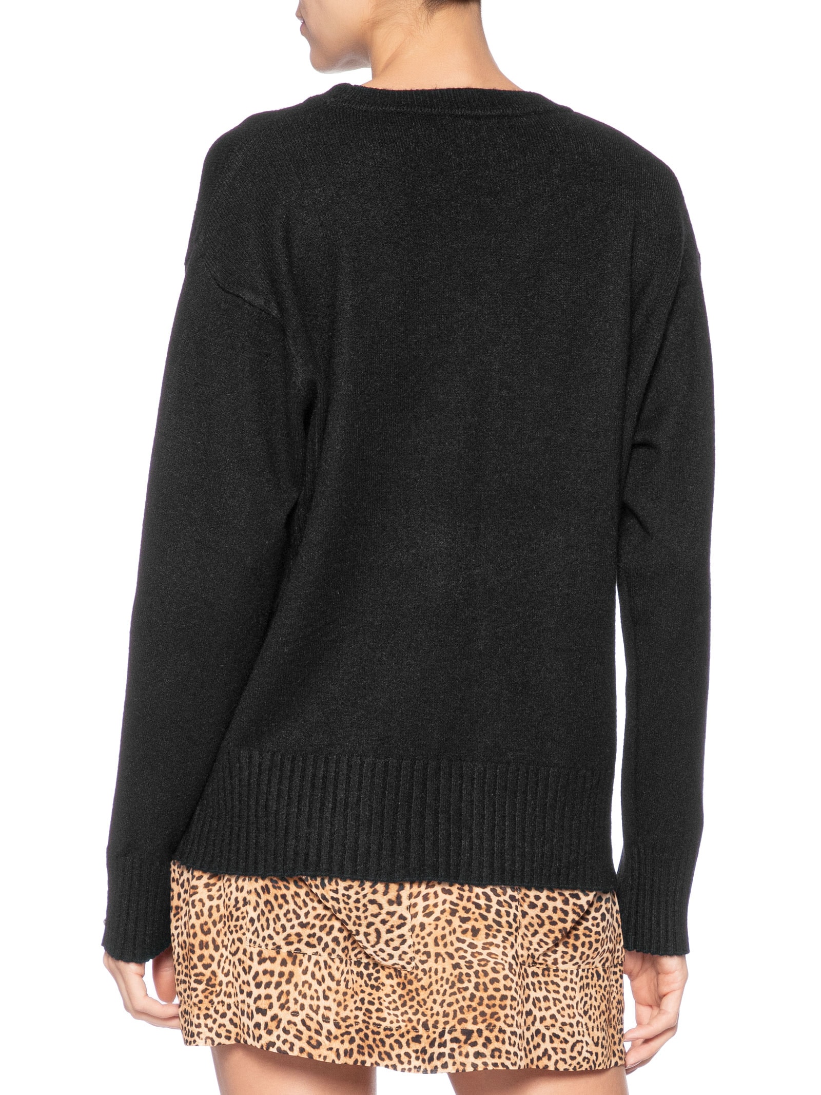 Suéter Feminino em Tricot Preto Market 33