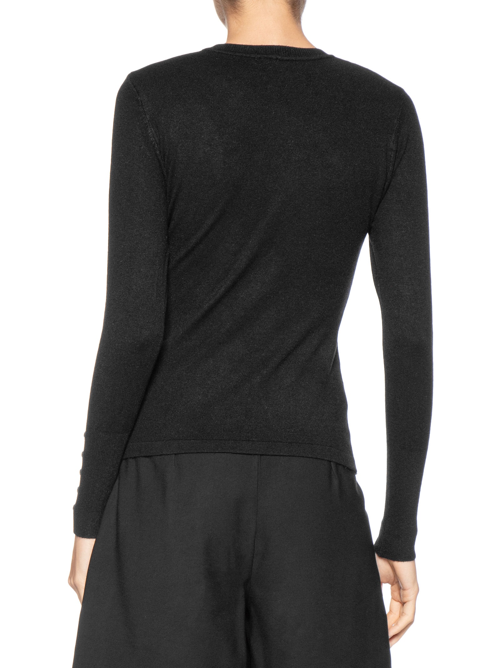 Suéter Feminino Em Tricot Preto Basiq