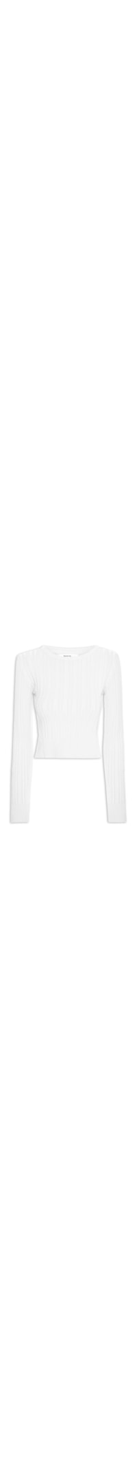 Suéter Feminino Em Tricot Trançado - Branco
