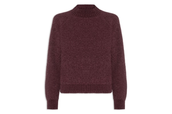 Suéter Feminino Em Tricot - Vermelho
