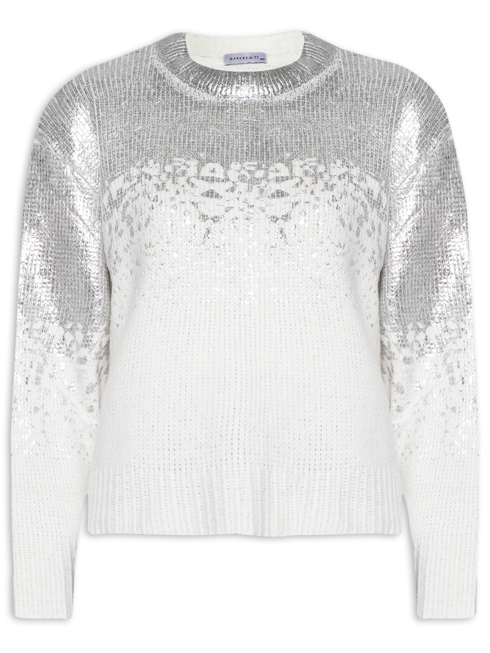 Suéter Feminino Foil Off White Market 33