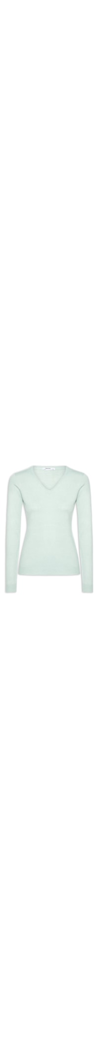 Suéter Feminino Gola V - Verde